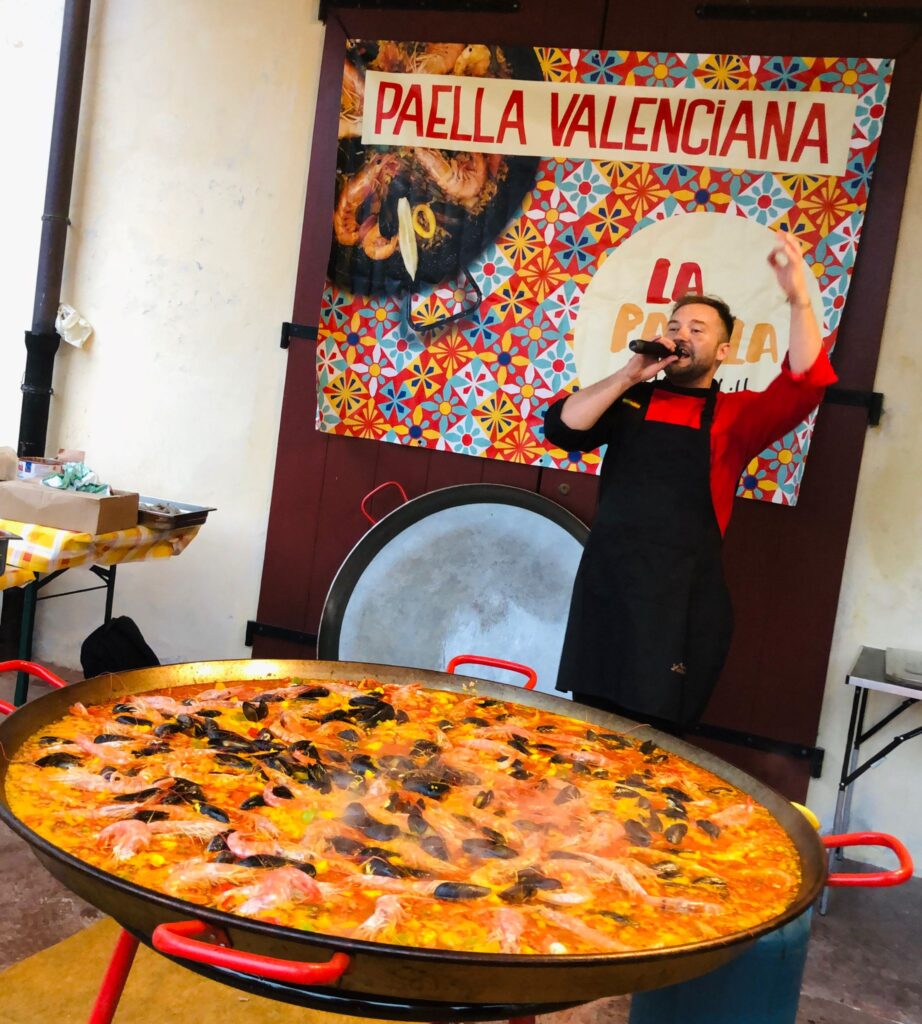 Paella valenciana e riso veneto